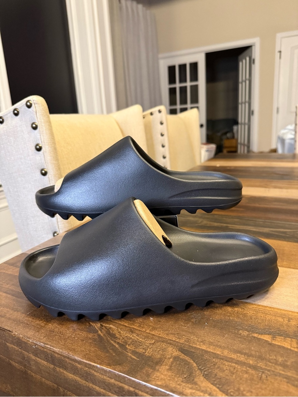 Yeezy YS-01 Men's Black Foam Slide Sandals Slip-On US Size 5, 7, 8, 9, 12, 13